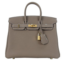 HERMES BIRKIN Togo牛皮柏金包（大象灰）