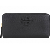 TORY BURCH GEMINI LINK 塗層帆布斜背相機包(黑