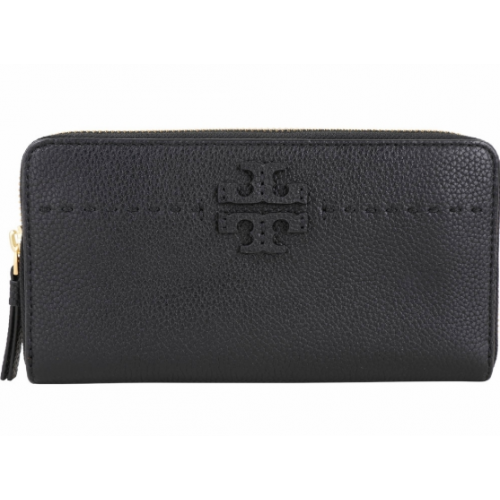 TORY BURCH GEMINI LINK 塗層帆布斜背相機包(黑